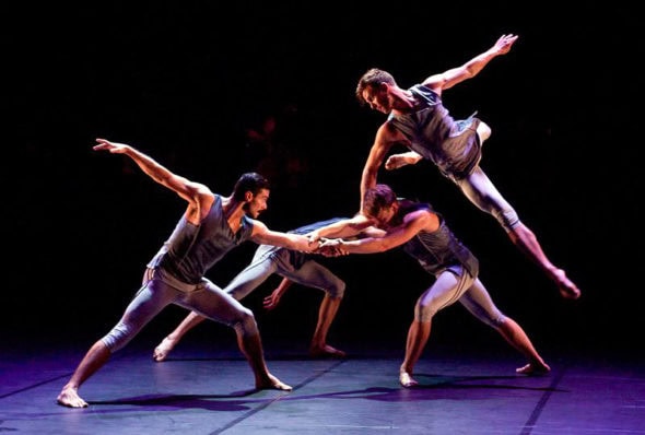 BalletBoyz The Talent in Christopher Wheeldon's Mesmerics (photo: Elliott Franks)