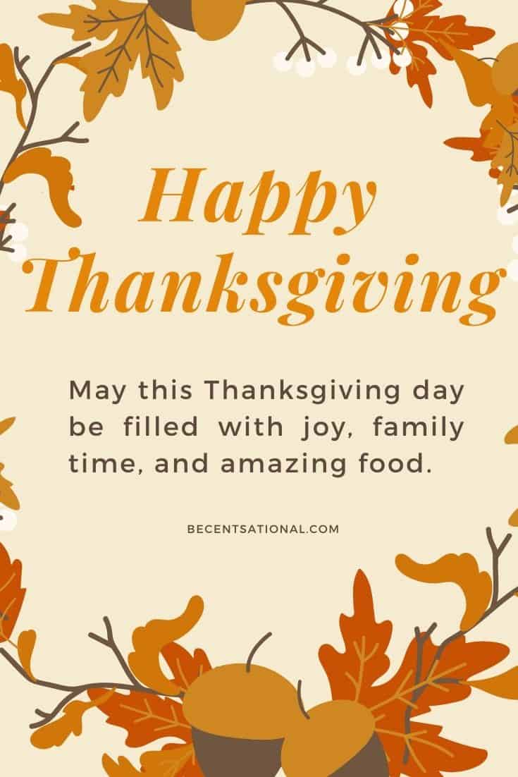Happy Thanksgiving wishes