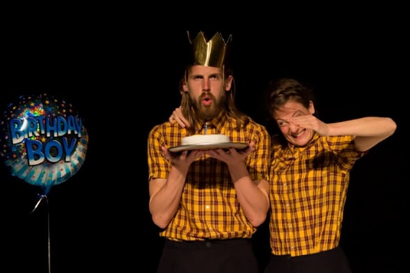 John Kendall and Solène Weinachter in Plan B for Utopia (photo: Nicole Guarino)