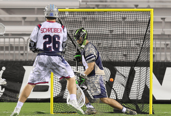 Lacrosse Goalie Giving Up Goal