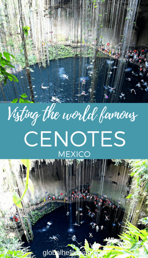 Visiting the world famous Cenotes in Mexico.