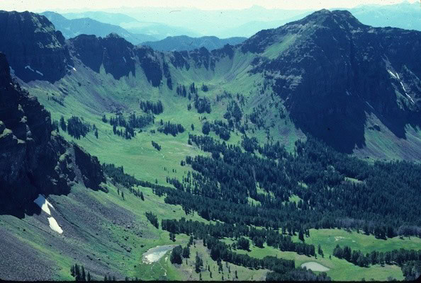 Mount Blackmore, Gallatin Range, Gallatin National Forest, Montana © George Wuerthner