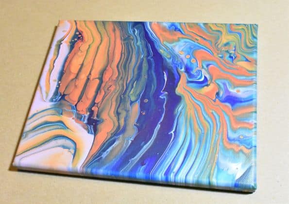 Traveling Ring Pour Acrylic Pour Technique