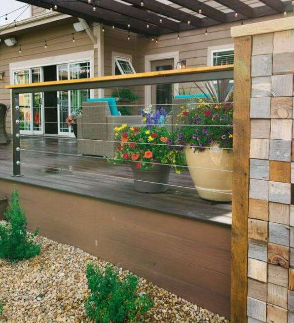 creative deck railing ideas inexpensive deck railing ideas