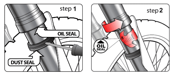 Seal Doctor How to use image how to fix dirt bike leaking oil seals
