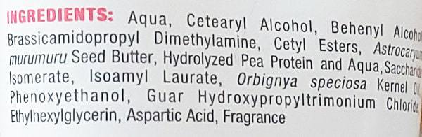 re'equil murumuru conditioner ingredients