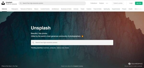 15 migliori siti di fotografia stock del mondo unsplash