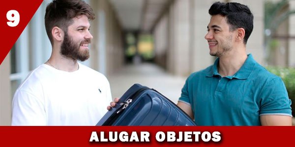 renda extra com aluguel de objetos