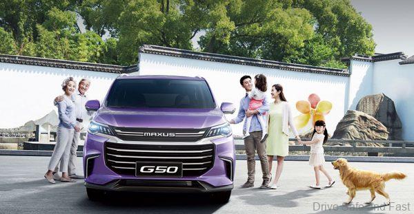 Maxus G50 MPV with the family