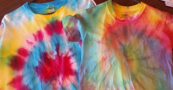 tie-dyed shirts | ASimpleHomestead.com