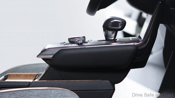Mazda MX-30 electric SUV gear shift