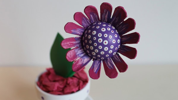 Dites Le Avec Des Fleurs En Carton Doeufs Article