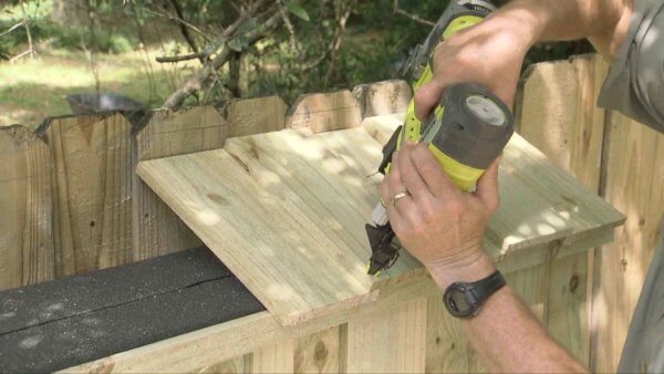 Diy Outdoor Tv Cabinet Build Exmark S Backyard Life