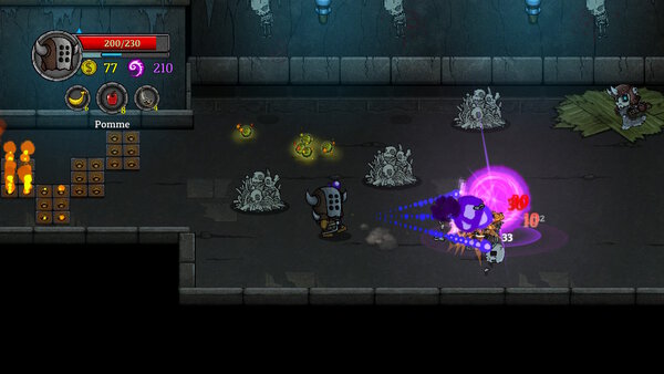 graphismes de lost castle en combat