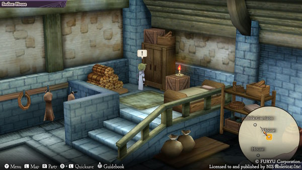 fouiller les décors dans The Alliance Alive HD Remastered