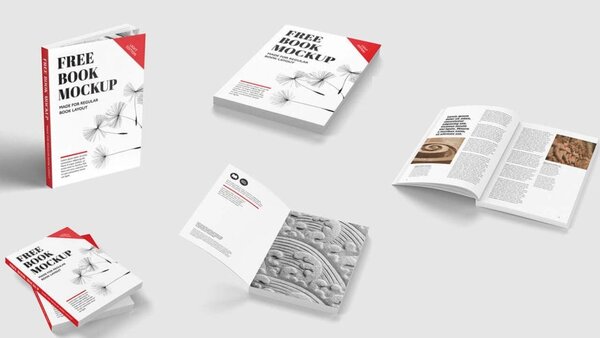 mockup grátis em psd capa de livro
