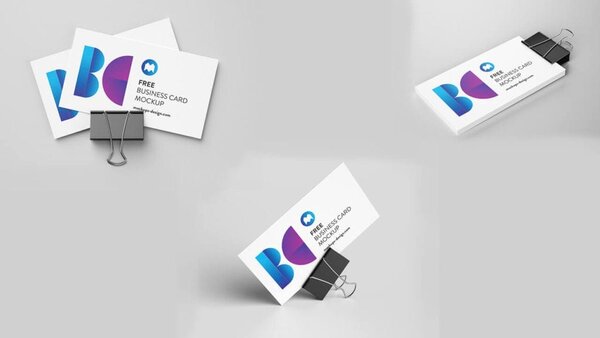 mockups gratis em psd cartão de visita