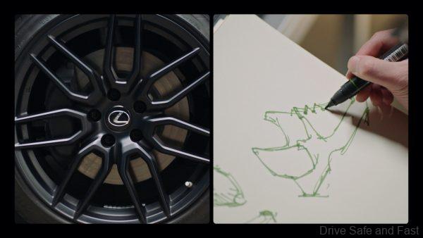 Lexus F Sport shoe design