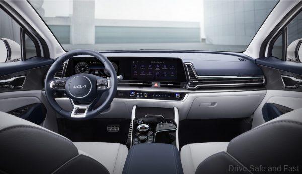 5th generation 2022 Kia Sportage interior cabin