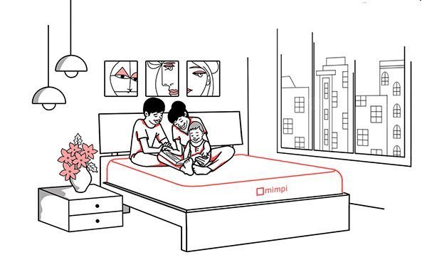 Kasur Latex ukuran King dari Mimpi