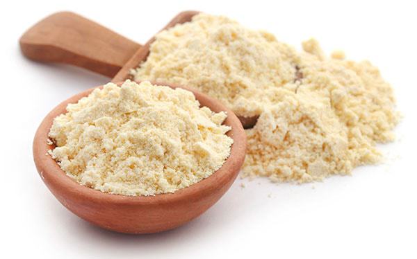 how to wash face using gram flour