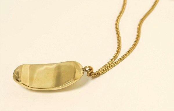 Handgemaakte fair trade ketting van messing (twv €24,95)