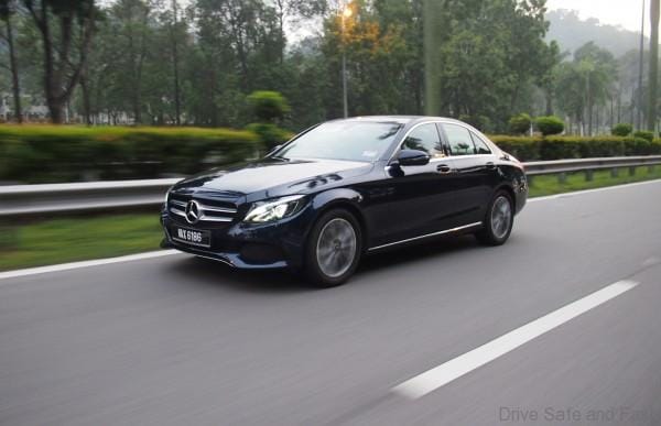 Premium car in motion in Malaysia