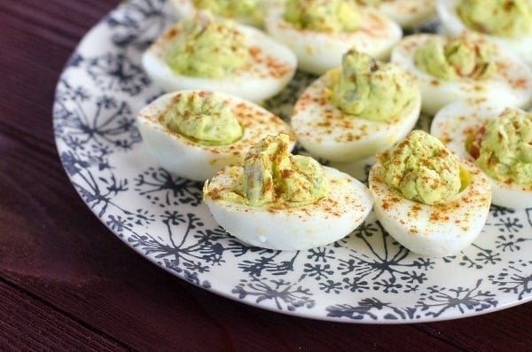 Guacamole Deviled Eggs