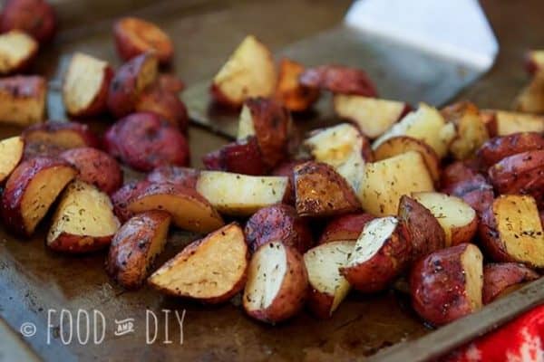 Garlic & Dill Roasted Red Potatoes Recipe