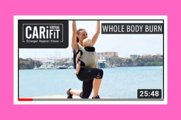 Baby carrier workout: Whole Body Burn CARiFit