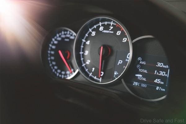 Subaru BRZ instruments