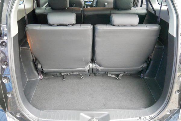 Perodua Aruz 1.5 AV Interior 3rd row deployed