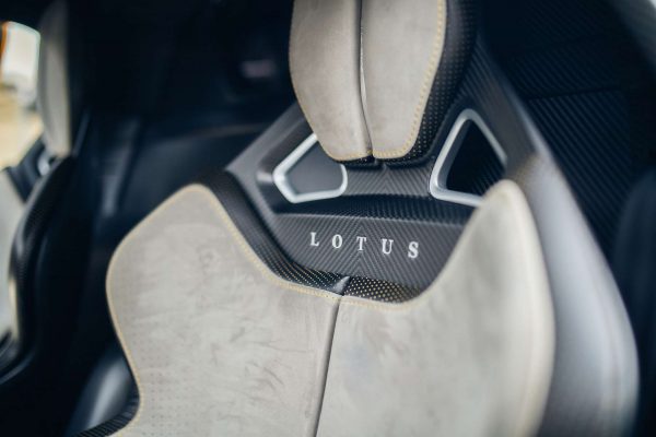 Lotus Evija drivers seat