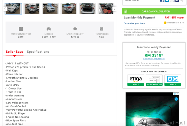 How Much Is A Used Proton X70 Today