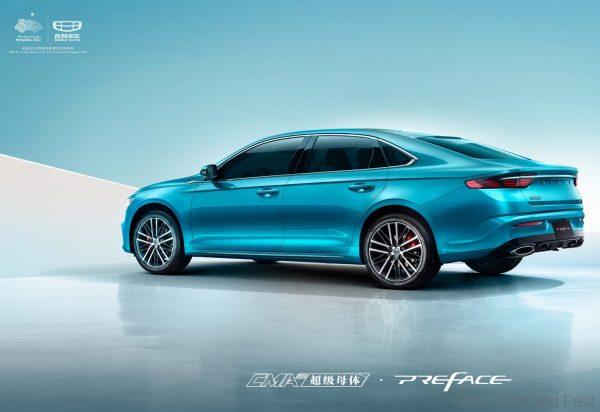 Geely Preface rear quarter