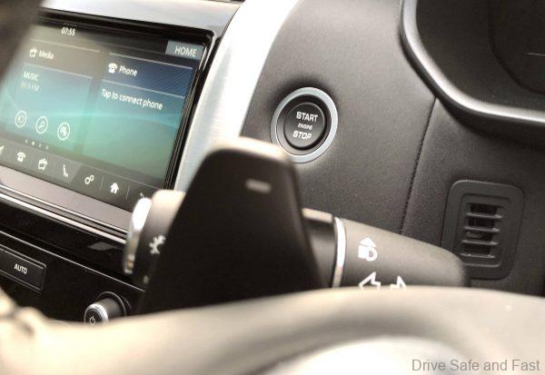 Paddle Shifters in a luxury SUV