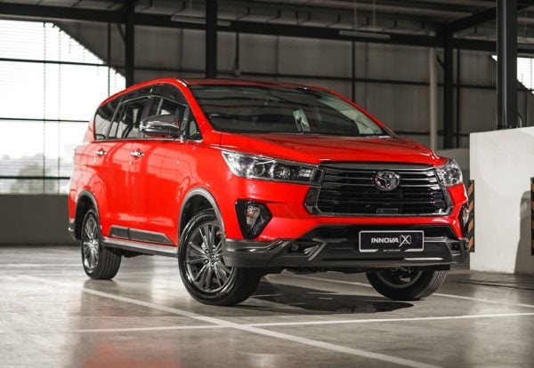 Face of the 2021 Toyota Innova X Facelift
