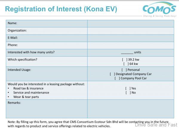 Electric Hyundai Kona Available Here Via Comos Subscription
