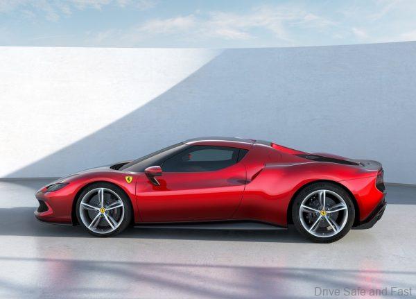 Ferrari 296 GTB studio photo side profile