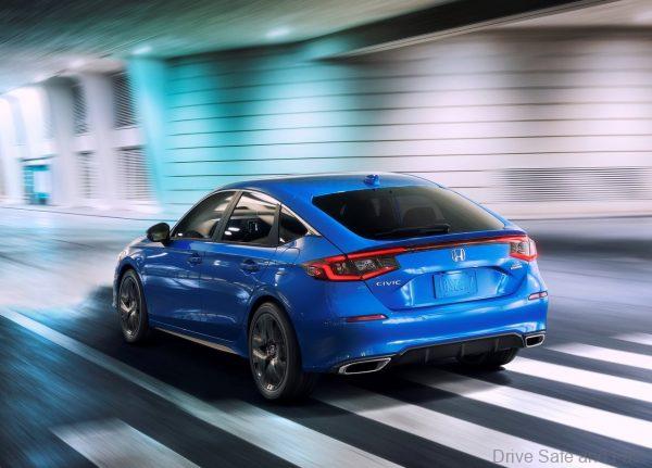 Honda Civic Hatchback rear in motion