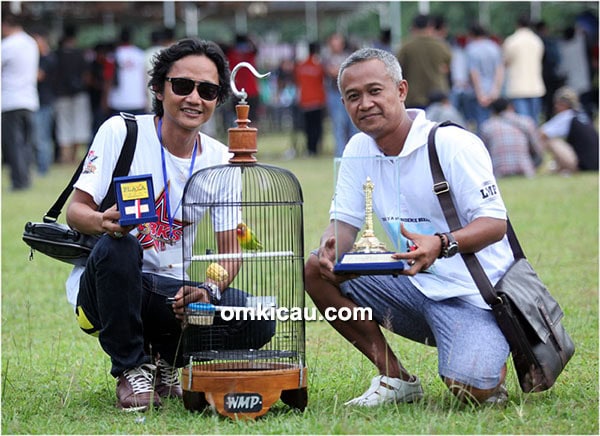Sigit WMP dan lovebird Kusumo