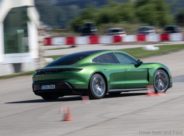 Porsche Taycan on test
