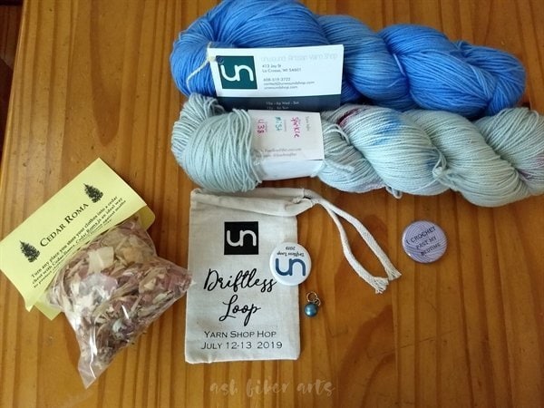 Driftless shop hop - Unwound Artisan Yarn shop purchase 2019 - yarn stash acquisition