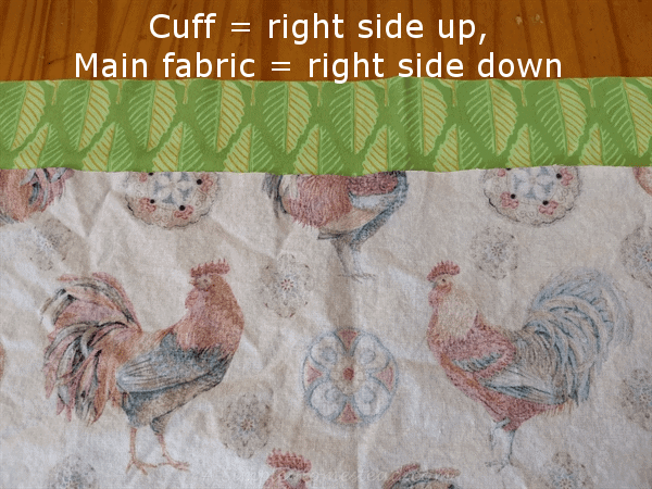 fabric placement