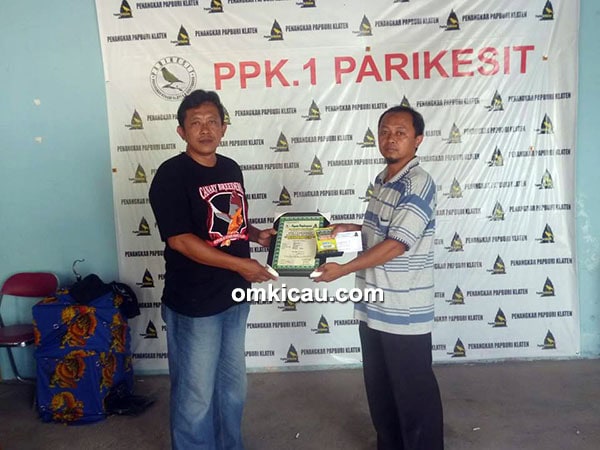 Susilo juara 1 Kelas Isian