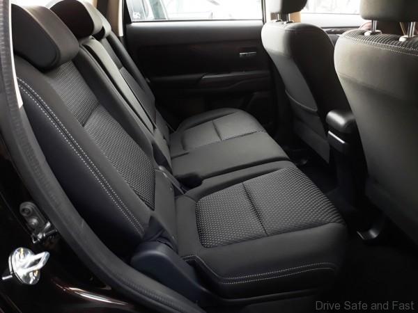 Mitsubishi Outlander SUV rear seats