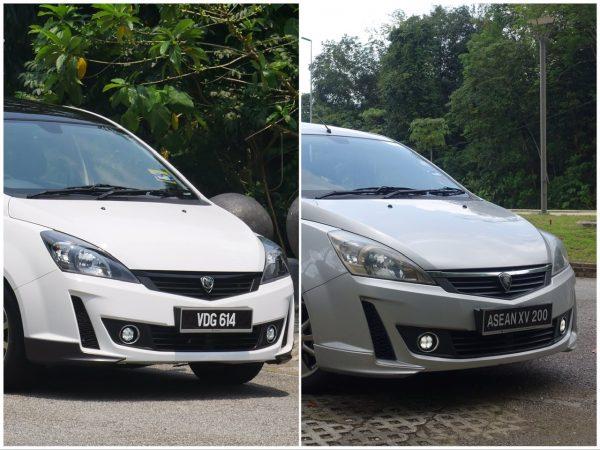 Visual Comparison Proton Exora Front