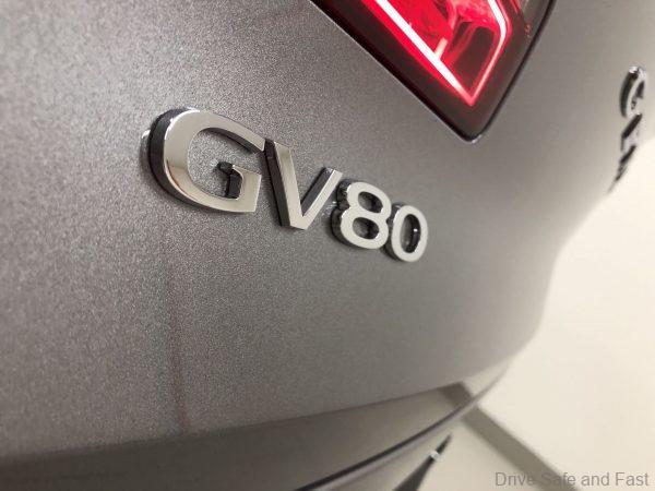 Genesis GV80 name plate