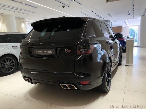 Range Rover SVR Used Certified_black rear