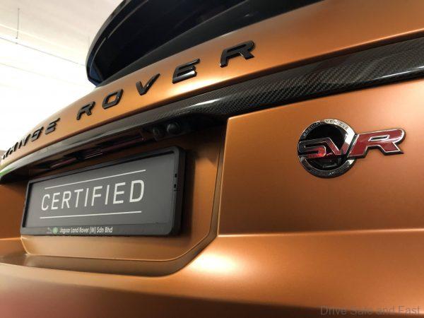 Range Rover SVR Used Certified_rear hatch